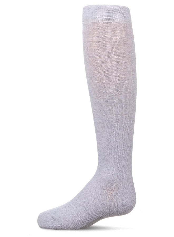MeMoi Write On Camp Kids Cotton Blend Knee High Socks 3-Pack White 11-13 - Image 2