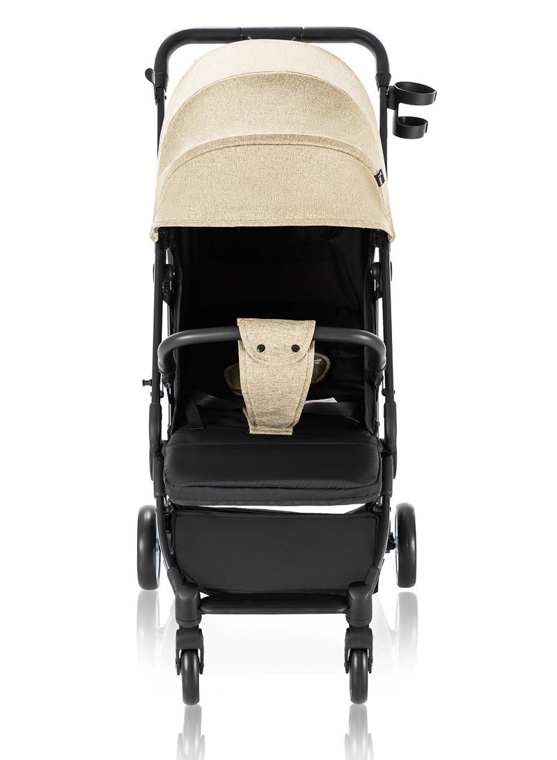 TEKNUM Travel Cabin Stroller With Coffee Cup Holder - Ivory - Image 4