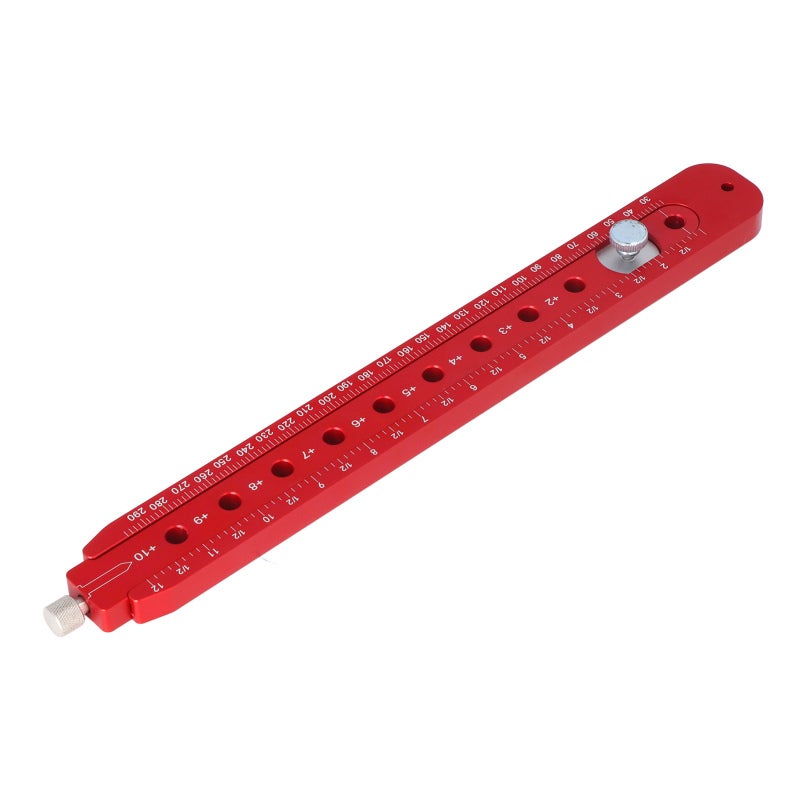 Woodworking Circle Ruler Aluminum Alloy Adjustable Carpenter Drawing Tool - Strong Durable Circle Drawing Tool for Woodworking Metalworking Leatherworking - Image 1