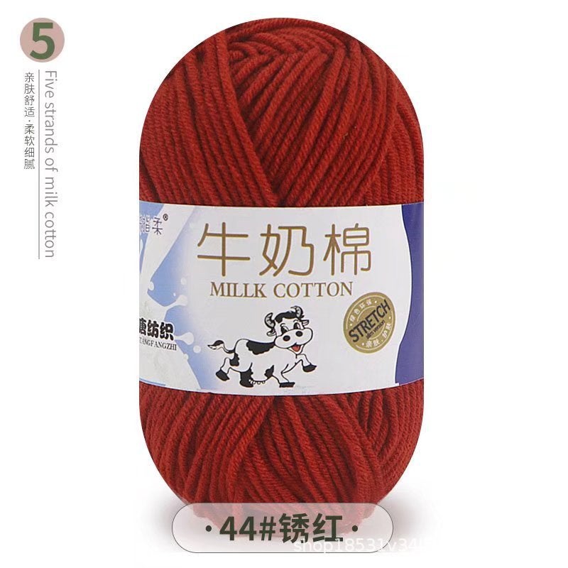 Xutai 5-Ply Milk Cotton Yarn – 550g Bucket for Tufting, Knitting, Crochet & DIY  Crafts