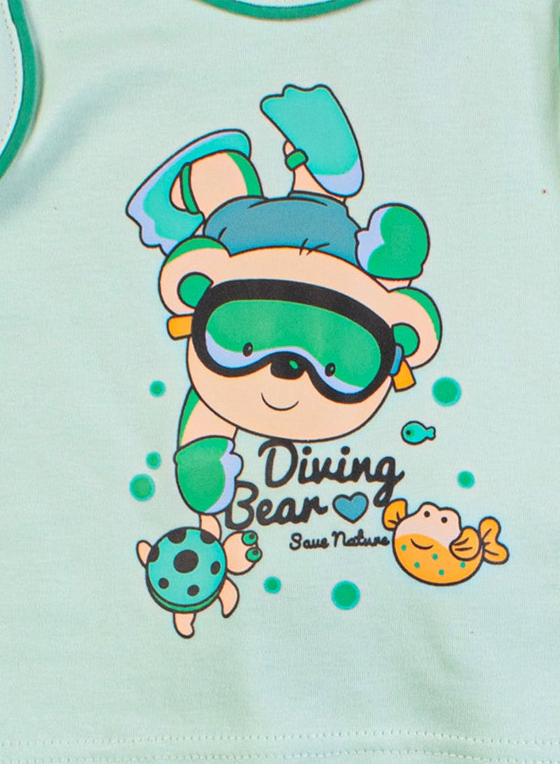 Zercon Summer Pajama Set for Newborn Babies 6297 - Image 2