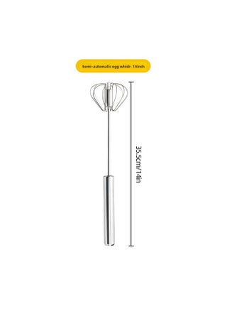 A Generation Of Stainless Steel Manual Egg Beater Household Semi-automatic Hand-held Milk Foam Spring Mixing Baking Tool-Color:14inch Semi-automatic Egg Whisk - pzsku/Z7DE7253684422DFADE58Z/45/1746214654/0e641b09-564a-4bc1-9f55-5cf2aac1d496