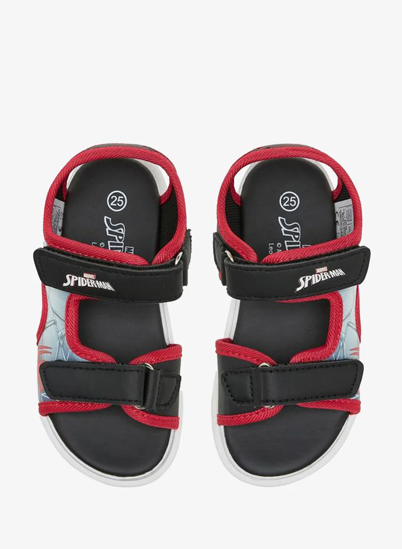 MARVEL Boys Spider-Man Print Light-Up Sandals