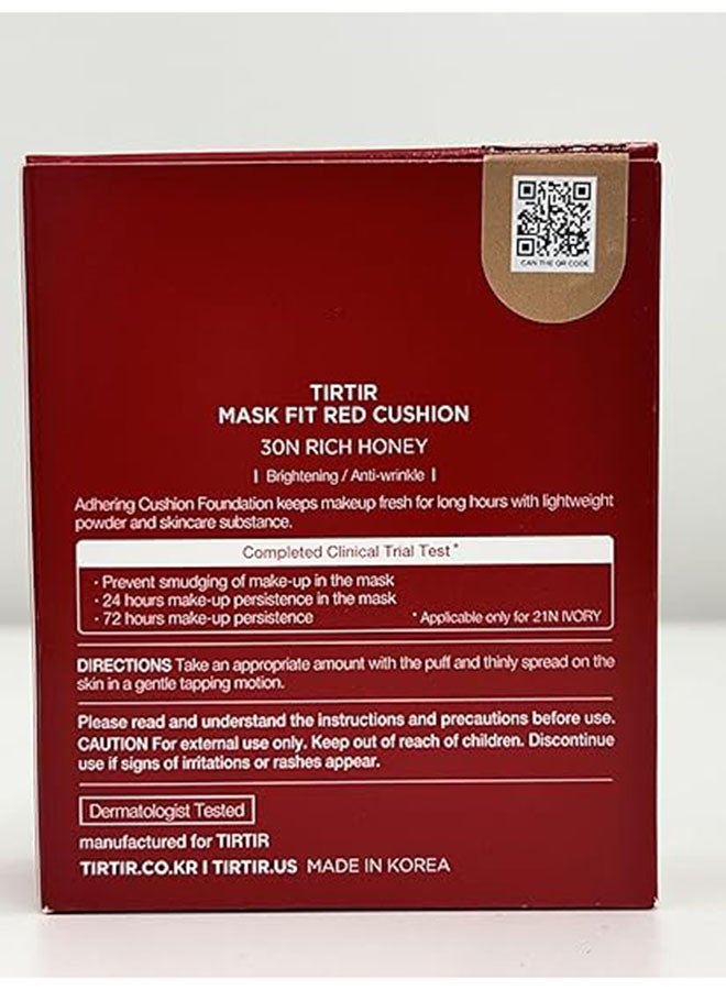 TIRTIR Mask Fit Red Cushion 30N Rich Honey 18G  - Image 4