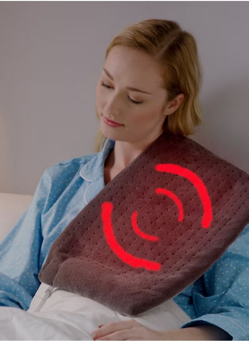 Generic Weighted Electric Heated Blanket Mattress Neck Back Shoulder Hip Waist Lumbar Tummy Ankle Massage Therapy Heating Pad Massager for Muscles Whole Body Pain Relief and Relaxation  - Image 3