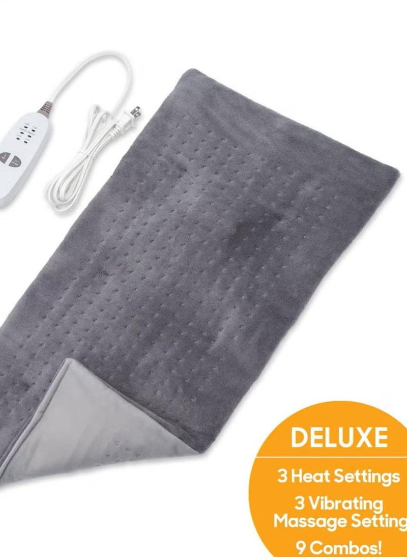 Generic Weighted Electric Heated Blanket Mattress Neck Back Shoulder Hip Waist Lumbar Tummy Ankle Massage Therapy Heating Pad Massager for Muscles Whole Body Pain Relief and Relaxation  - Image 2