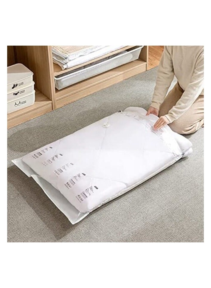 IBAMA Vacuum Storage Bags Set for Travel Clothes Pillows Blankets Comforters Bedding Compression Space Saving Zipper Seal (S-70*45cm) - Image 1