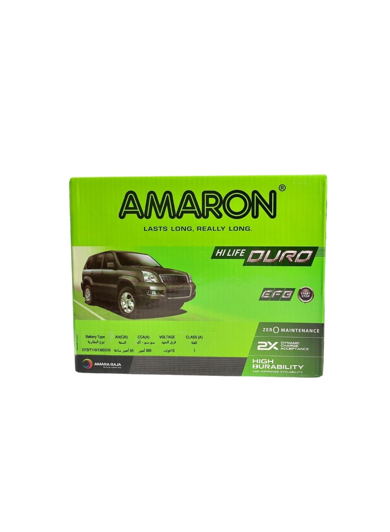 Amaron Car Battery - 95AH - 800CCA - D31 - B13 - Image 2