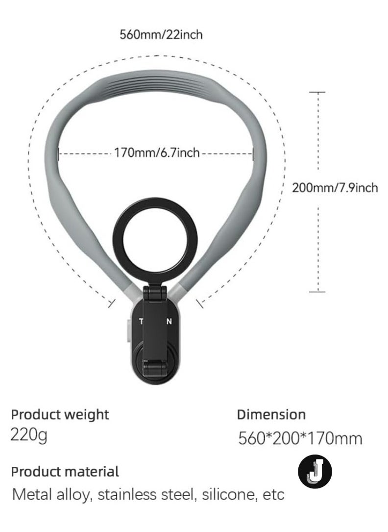 JAJEEK "MNM-001 Adjustable Neck Phone Holder with Quick Release – Multi-Angle Mount for Android Smartphones (15141312)" - Image 3