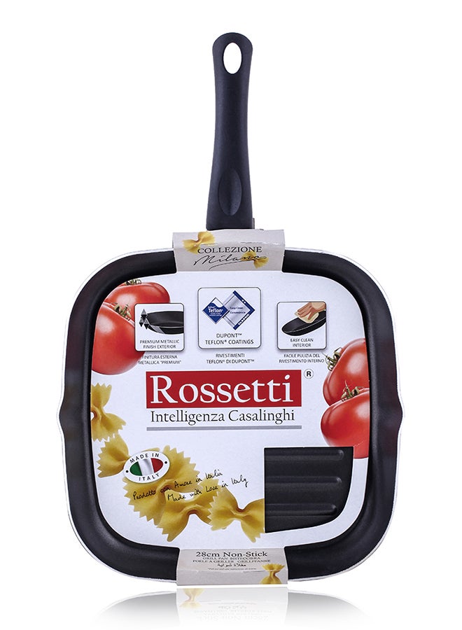 Rossetti Milano Non-Stick Grill Pan (28x28cm) - Image 1