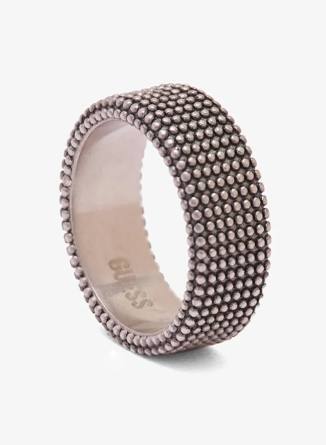 Guess  Dotted Band Ring for Men | Best Price UAE