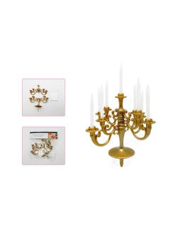 PARTY FUN Candle Stand with 9 Holders and Candles Perfect for Birthday, Wedding, Anniversary, and Special Occasions  - Image 2