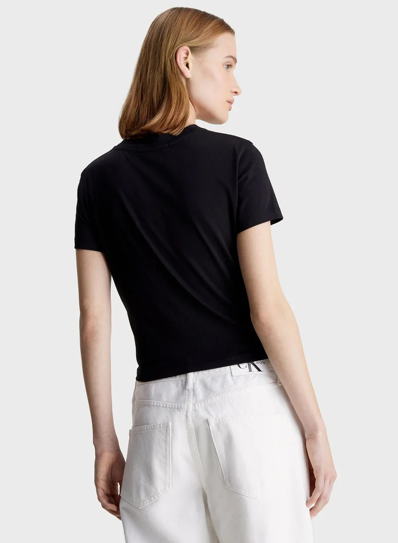 Calvin Klein Jeans Crew Neck Logo T-Shirt