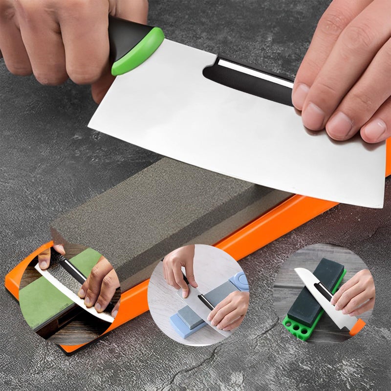Random Professional Knife Sharpening Guide, Random Knife Sharpener Angle Guide, Sharpening Guide for Whetstone, Black(2 Pack) - Image 3