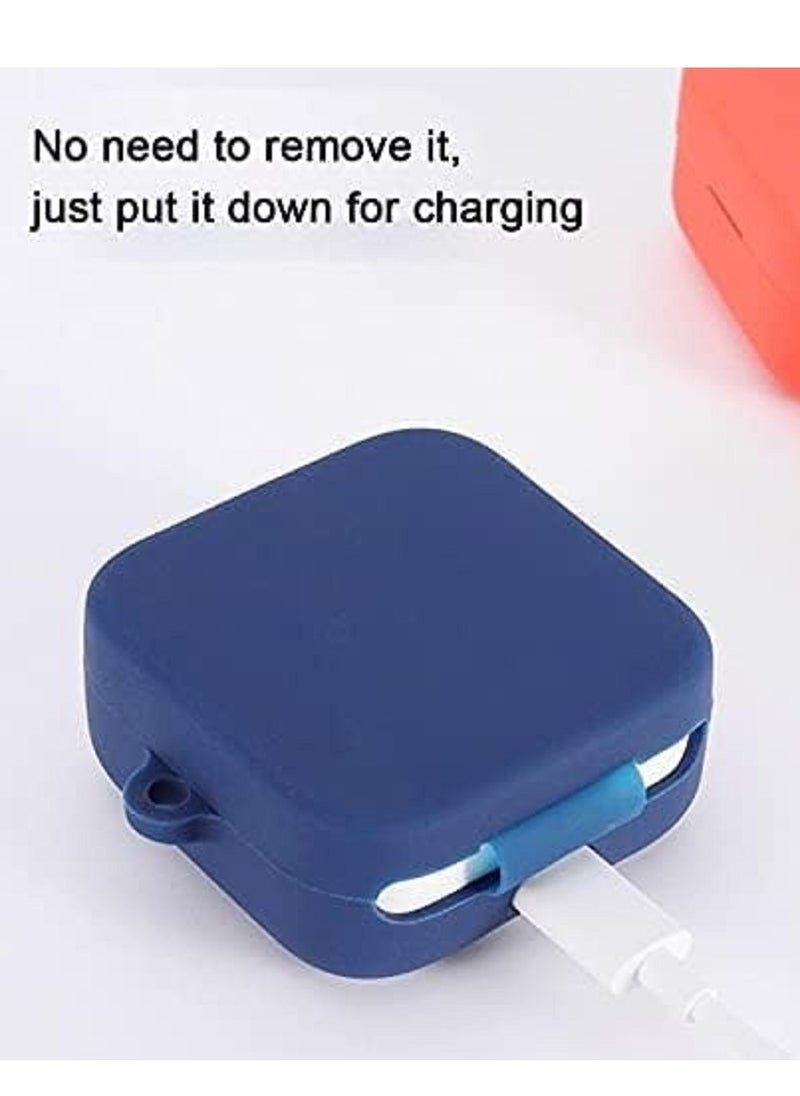 Generic - Front & Back Cover 360 Degree Protection Case Cover for Xiaomi Air 2 SE Stylish Silicon Case Cover |Earbuds is not Included| blue - Image 1