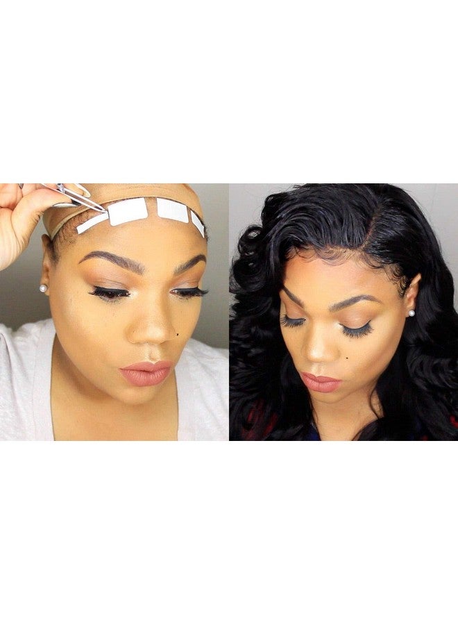 بلوشيا شريط لاصق قوي مقاوم للماء من الجانبين باللون الأصفر لتثبيت الشعر/الشعر المستعار (1 بوصة 18 مترًا) شريط لاصق قوي للغاية لمدة أسبوع. لا يضر بفروة رأسك وهو رائع لتثبيت شعرك - Image 5