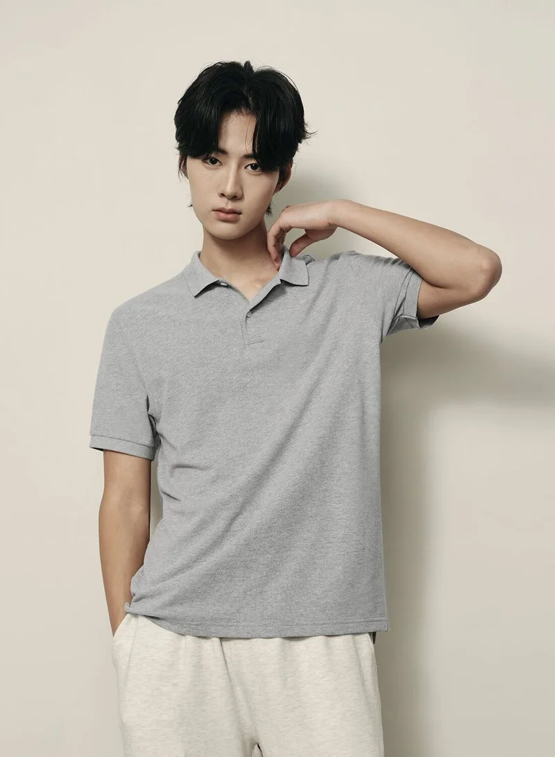 Men's Polo Shirt: Cotton Pique, Short Sleeve | Korea Collection