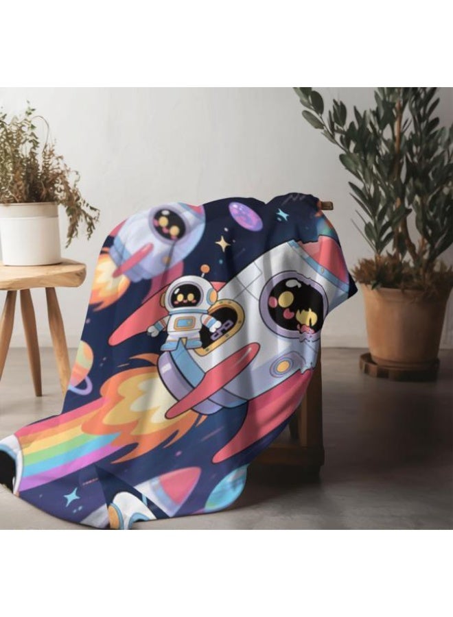 general Wisdom Fairy (latest) flannel thin blanket (warm and comfortable, suitable for sleep, game use, dust and sandproof) 150cm*200cm - 114 - Image 3