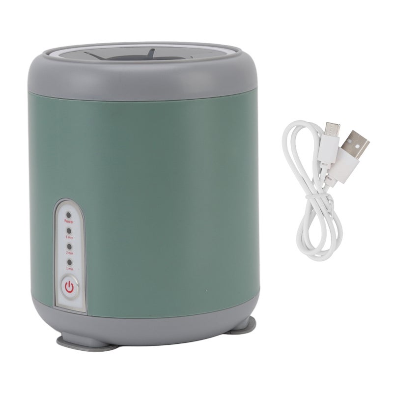 Baby Milk Bottle Shaker USB Charging Automatic Intelligent Electric Infant Bottle Shaker for Home Travel Grass Green - Image 1