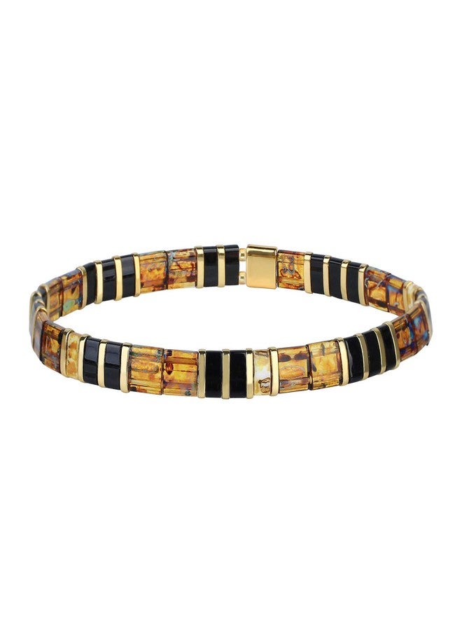 KELITCH Women Friendship Bracelets Tila Miyuki Beaded Bracelets Colorful Women Stretch Bracelets - Image 1