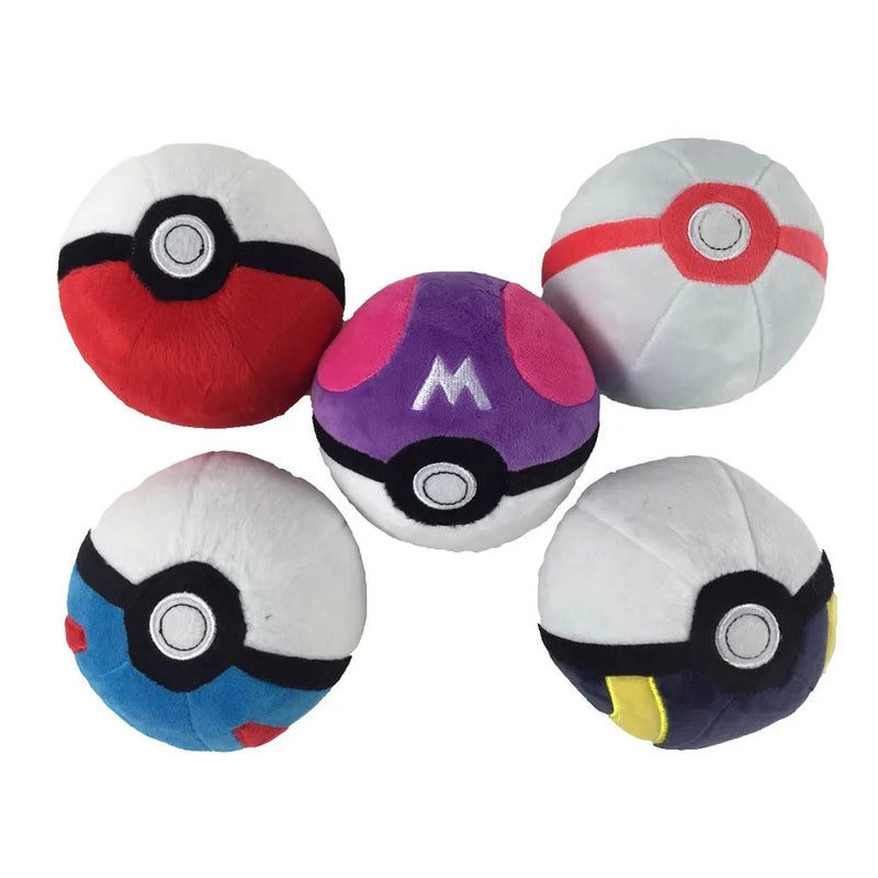 Bluejw Plush Toy PokeBall Stuffed Plush Toy Animal Pokeball Plush Toy - Image 2
