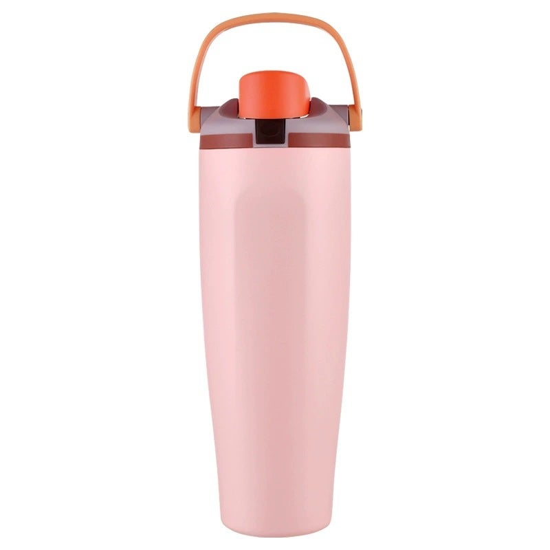 40oz Vacuum Insulated Stainless Steel Tumbler with Dual-Lid Design - Image 4