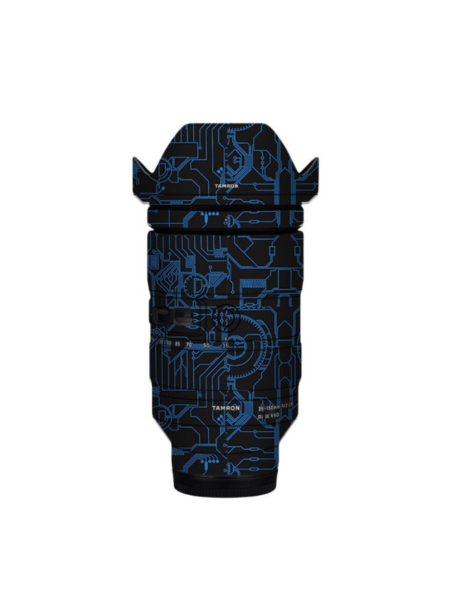 Loquat Walking Donkey Suitable For Tenglong 35-150F2-2.8 Lens Protection Film For Sony Sticker Color Color Change Film-Color:Nordic Triangle Black - Image 3