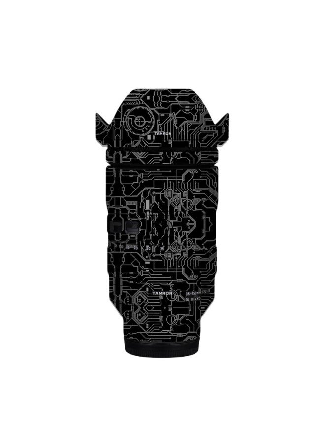 Loquat Walking Donkey Suitable For Tenglong 35-150F2-2.8 Lens Protection Film For Sony Sticker Color Color Change Film-Color:Nordic Triangle Black - Image 2