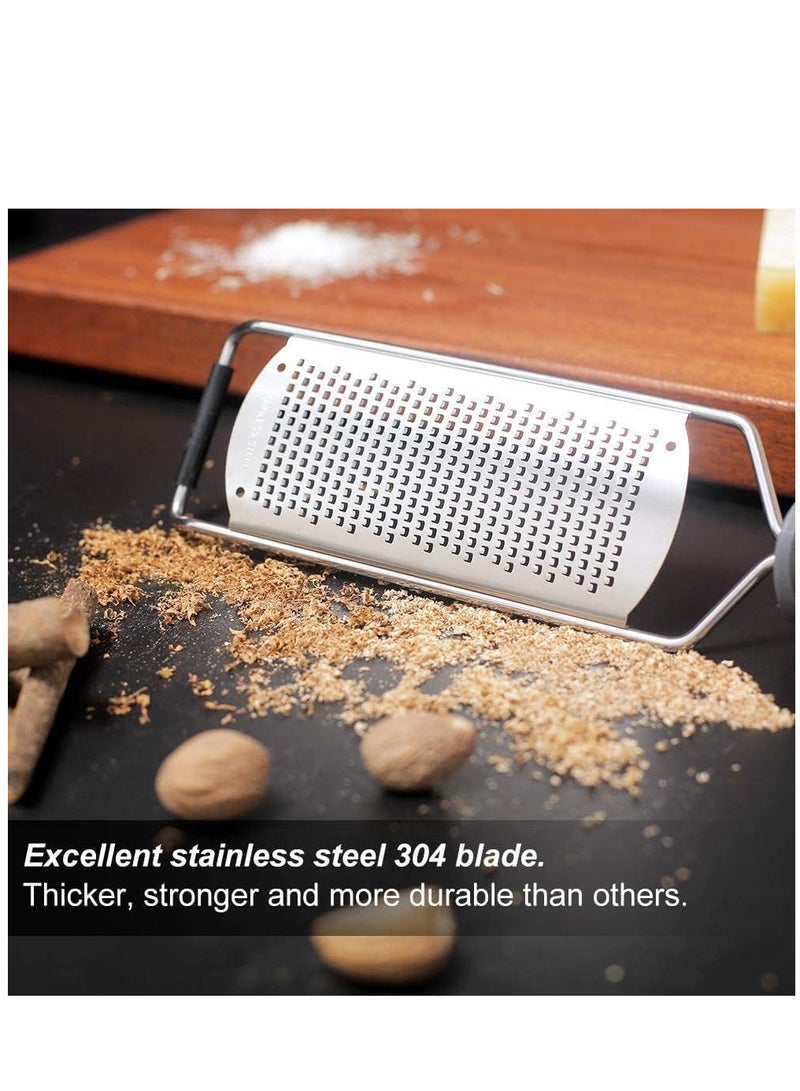 Cheese Grater,Lemon Zester,Razor Sharp Stainless Steel Lemon Zester Grater With Handle,Kitchen Tool for Ginger,Garlic,Nutmeg,Chocolate,Vegetables,Fruits  - Image 5