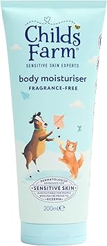 Childs Farm مرطب أطفال فارم خالي من العطور مهدئ مرطب مناسب للبشرة الجافة والحساسة 200 مل - Image 1
