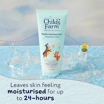 Childs Farm مرطب أطفال فارم خالي من العطور مهدئ مرطب مناسب للبشرة الجافة والحساسة 200 مل - Image 5