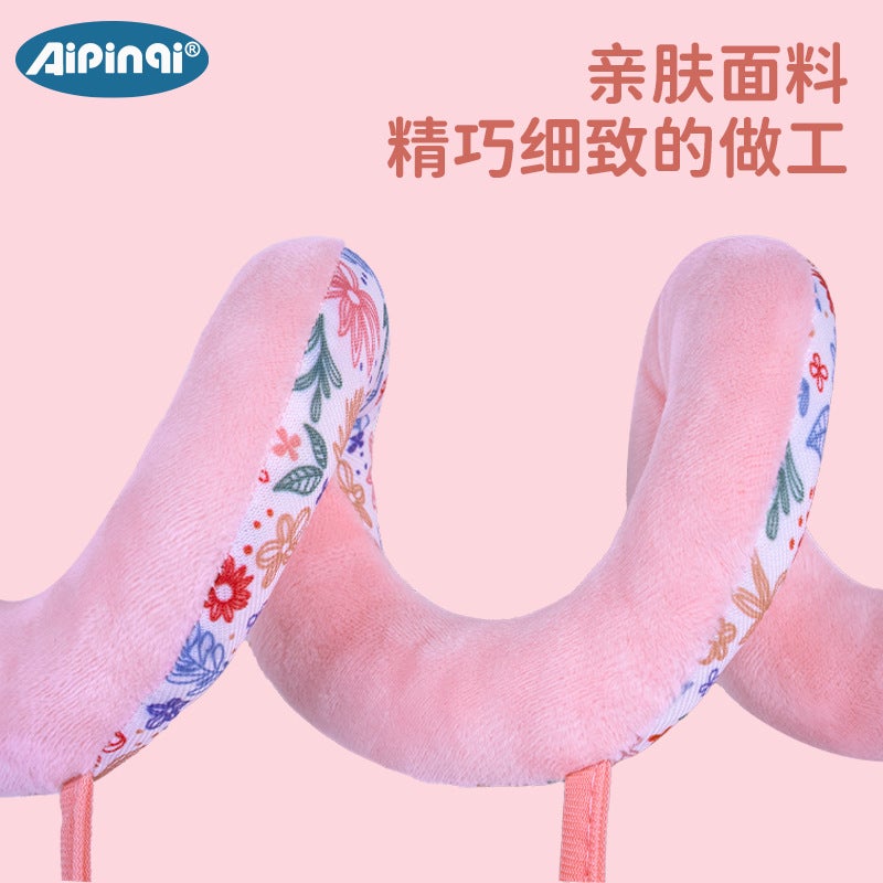 آيبينكي لعبة تعليق السرير الوردية من Aipinqi - معلّق سرير للأطفال لتنمية المهارات المبكرة - Image 4
