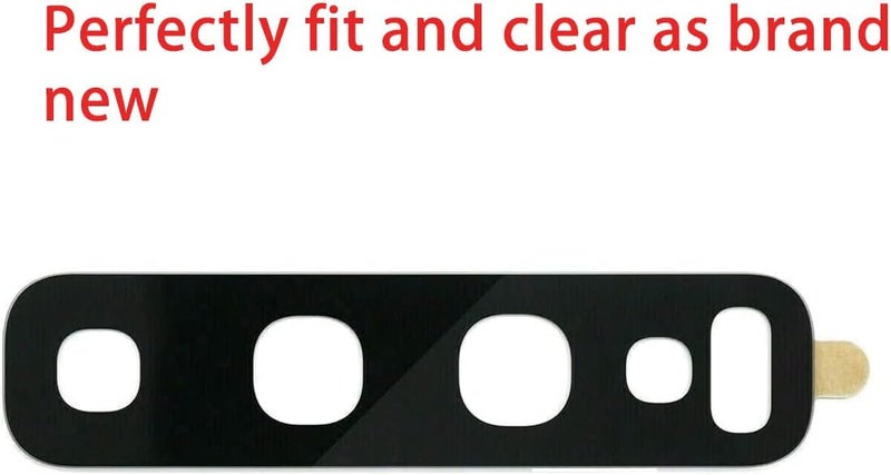 Perzework 2 Pcs Original Back Rear Camera Lens Glass Replacement for Samsung Galaxy S10 and Samsung Galaxy S10+ Plus with pre-Installed Adhesive and Reparing Toolkit - Image 2