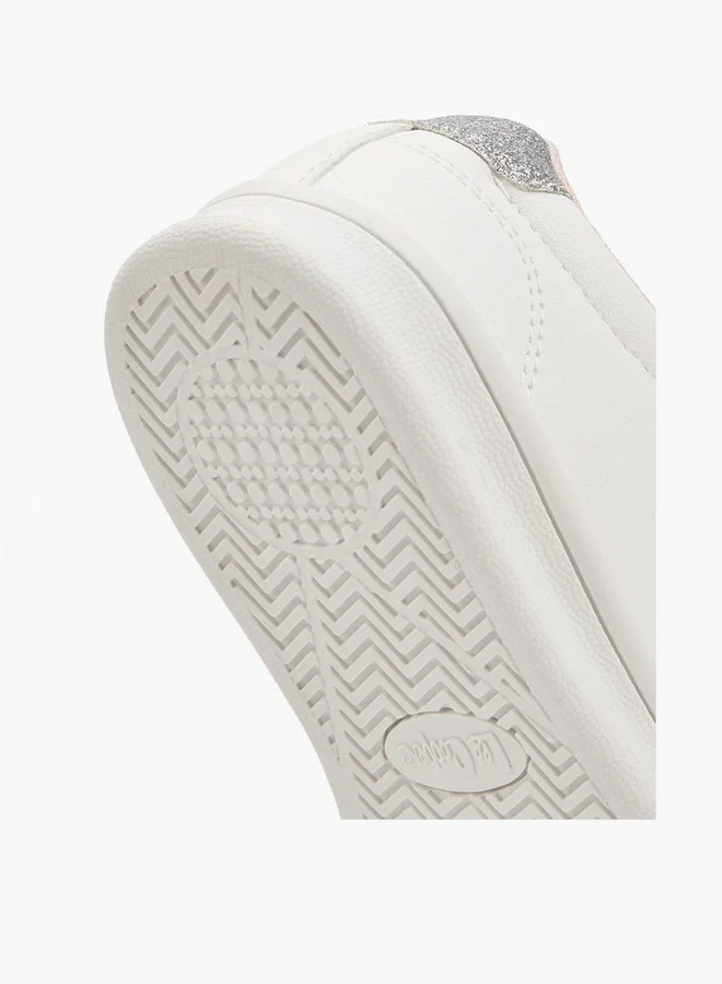 Lee Cooper Girl's Logo Detail Sneakers with Lace-Up Closure