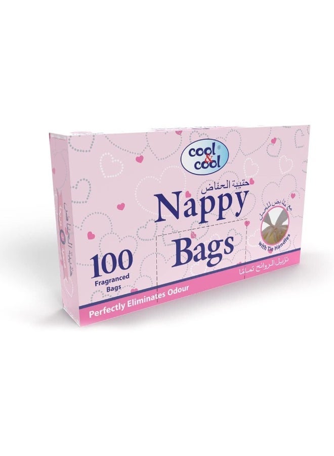 Cool & Cool Nappy Bags 100's (Pack of 10) Diaper Disposable Bags - Image 2