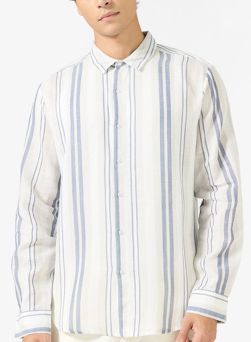 سفنتي فايف قميص كلاسيكي بقصة عادية - Image 3