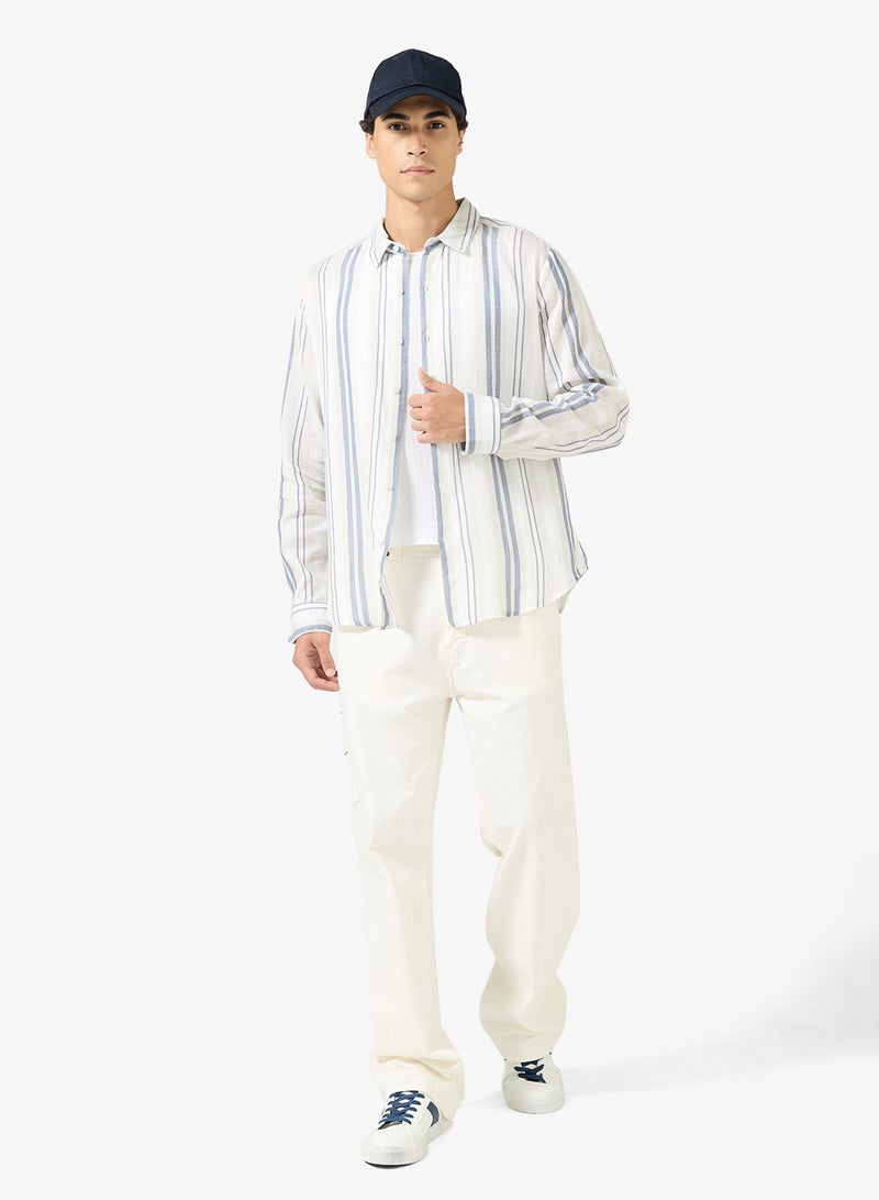 سفنتي فايف قميص كلاسيكي بقصة عادية - Image 4