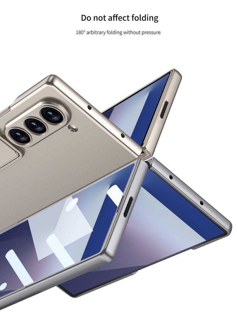 general Compatible with Samsung Z Fold7 folding screen mobile phone case folding invisible ultra-thin bracket shell film integrated protective case - Image 4