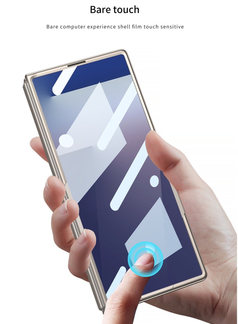 general Compatible with Samsung Z Fold7 folding screen mobile phone case folding invisible ultra-thin bracket shell film integrated protective case - Image 3