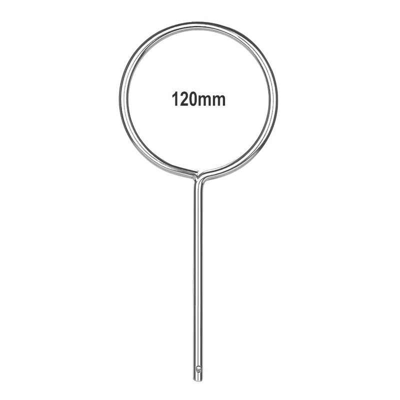 stonylab Support Retort Ring, Chrome-Plated Lab Support Ring Closed Extension Ring in O.D. 120 mm I.D. 105 mm for Laboratory Experiment, Sturdy Corrosion Resistant - Image 2
