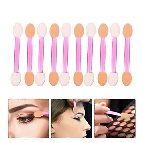 Elecsera 10 Pcs Disposable Eyeshadow Brushes Dual Sides Pack of 10 - Image 1