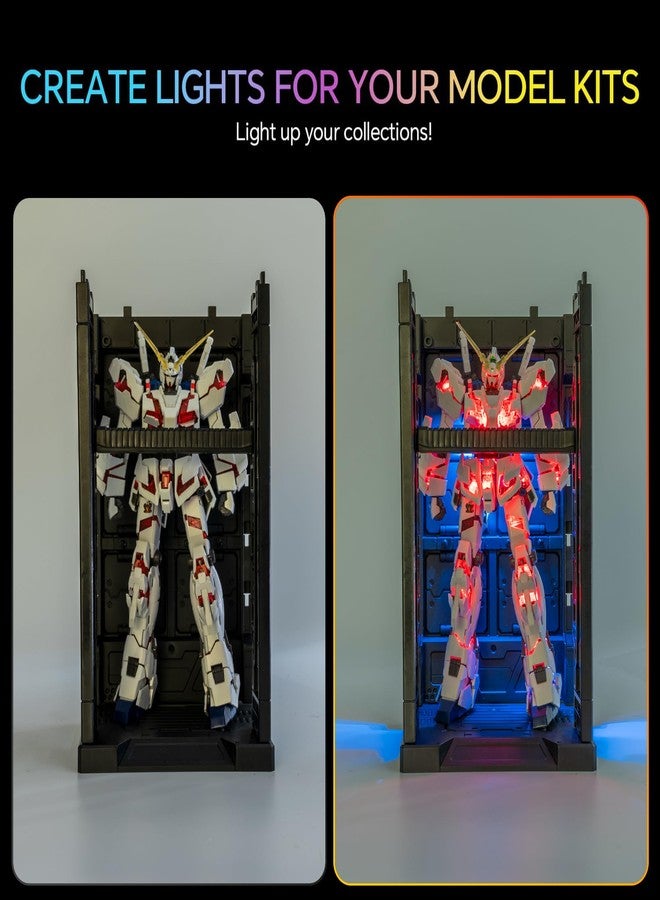 LBASE Upgraded GEN 5th Wireless LED Units for Gundam Models Kits, Light Set for Gundam RG HG MGSD Q 1/144 Model Kit, Wireless Induction LED Lamp Beads (GEN 5th + 5 Light Beads) - Image 5