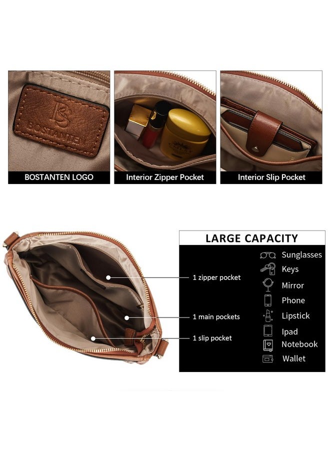 BOSTANTEN Crossbody Bags for Women Trendy Vegan Leather Hobo Purses Shoulder Handbags With Wide Shoulder Strap Brown - pzsku/Z7DE87E60A7952985ECC0Z/45/_/1736571180/e4ebce6c-ed27-4edf-a3f3-acc14102c5f0