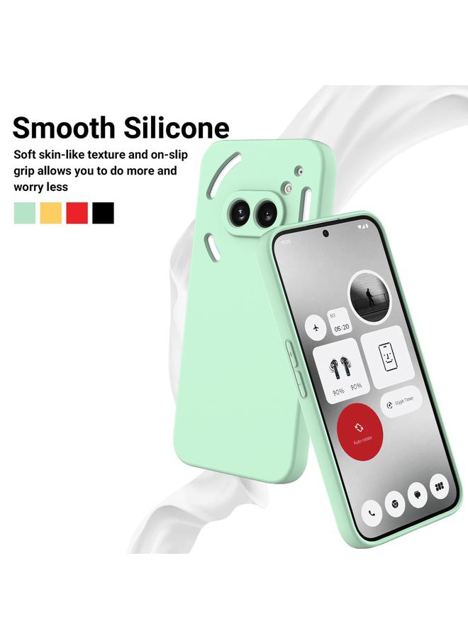 S-TOP Case For Nothing Phone 2a Pure Color Liquid Silicone Shockproof Phone Case - Image 3