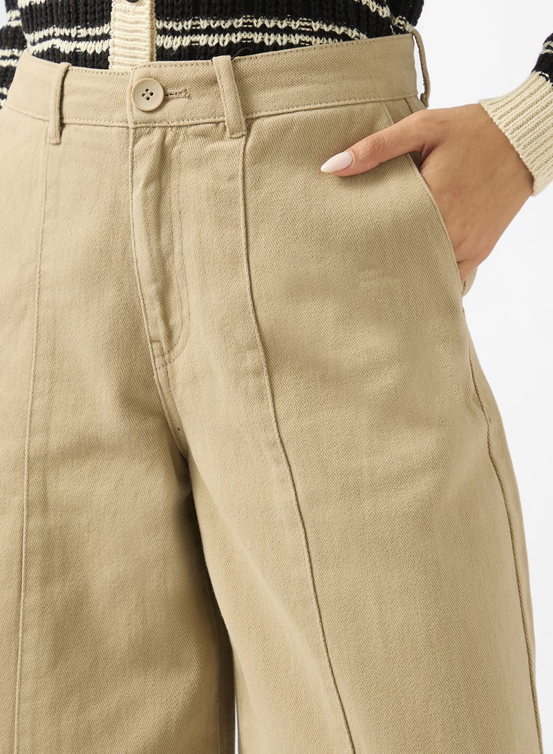 فيرو مودا بنطلون فيمارلي واسع الساق بخصر متوسط - Image 4