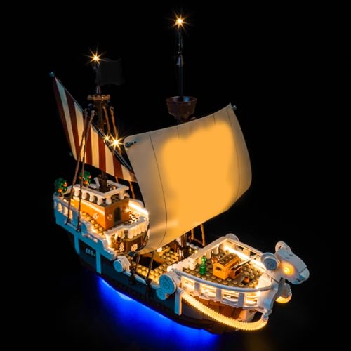 BrickBling LED Light Only Compatible with Lego One Piece The Going Merry Pirate Ship 75639 Excluding Model RC Version - Image 1