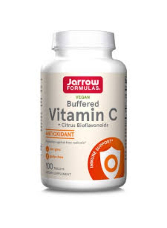 Jarrow Formulas Vitamin C + Citrus Bioflavonoids, Dietary Supplement Provides Antioxidant Protection, 750 mg, 100 Tablets - Image 1