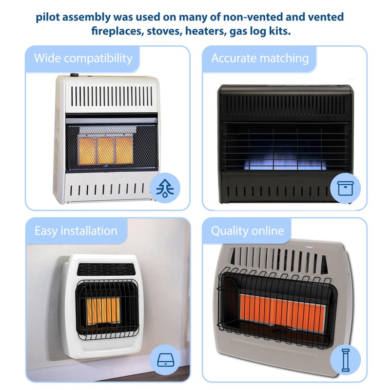 ActyGo Replacement Vent Free Propane Gas Wall Heaters Pilot ODS 120630-02 fits Vanguard Comfort Flame Glo-Warm Cozy Heat Kozy World Pro Com Desa International etc - Image 3