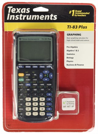 TI-83 Plus Graphing Calculator - pzsku/Z7DE8B331318B9B86A10EZ/45/_/1679288806/8c68061a-6fba-430b-9add-60f001fdc674