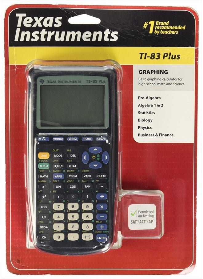 TEXAS INSTRUMENTS TI-83 Plus Graphing Calculator  - Image 1